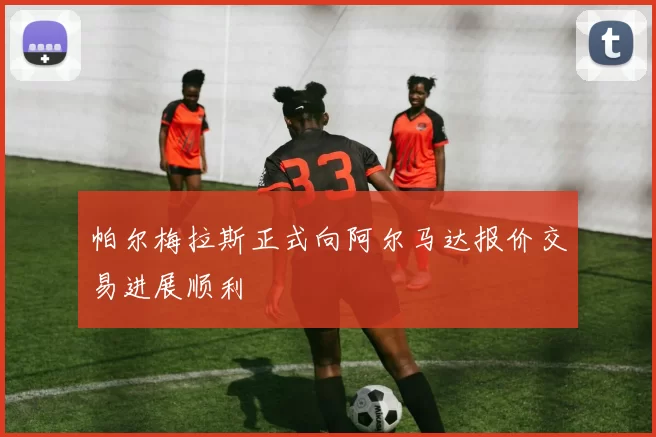 帕尔梅拉斯正式向阿尔马达报价交易进展顺利
